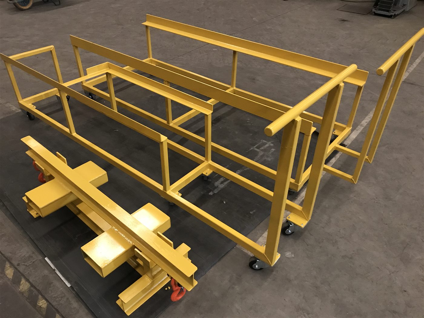 Tratamiento de superficies en estructura metálica
